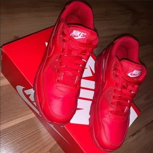 Nike air max 90 red size 6.5Y (8 women)